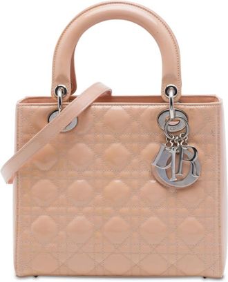 Dior Pre-owned Dior Medium Patent Cannage Lady Ladies UFW45B8XP7OZ4ES7
