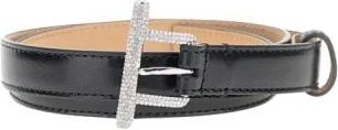 Alexander McQueen Belts, female, Black, 90 CM, T-Bar Belt
