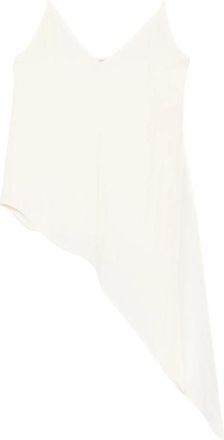 Covert Asymmetric-hem V-neck Top