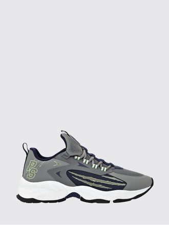Plein Sport Multicolour Mesh Low-Top Trainers with Serrated Sole and Pull-Tab