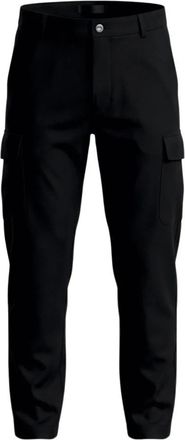 H&egrave;SKIMO Tasconato Interlock Broek - Heren - Straight fit broeken - Zwart - M - Leer - Broeken