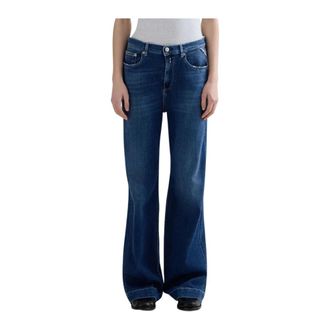 Replay Tejano Flared Jeans - female - Replay - Flare Jeans - Blue - W28 L32 - Jeans