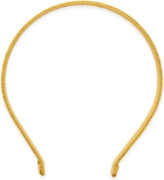 Fabiana Filippi Hair Accessories, female, Yellow, Size: ONE SIZE Elegant Headband