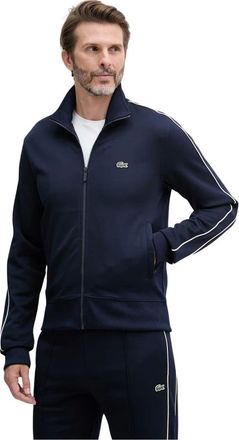 Lacoste Chaqueta deportiva Paris Piqu&eacute; con cremallera - Sweatshirts & Hoodies - Hombre - Azul - S