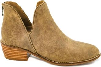 Corkys Footwear Womens Vanish Block Heel Bootie In Taupe