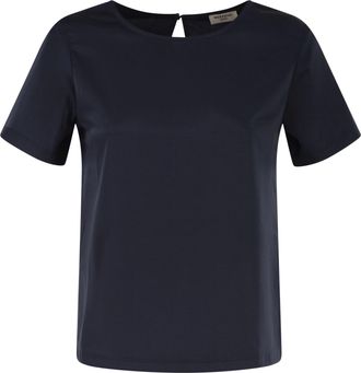 Max Mara Weekend Maxmara Wkdgilbert Camiseta De Sat&eacute;n Y Jersey