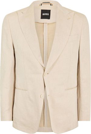 HUGO BOSS Mens Huge Peak 242 10215757 01 in Dark Beige - Size 38 (Chest)