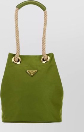Prada re-nylon mariner bucket bag with braided handles