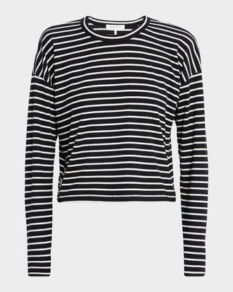 Rag & Bone The Knit Stripe Long-Sleeve Top