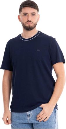 Lacoste T-shirt in piqu&eacute; elasticizzato - Heren - T-shirts - Blauw - 4XL - Tops