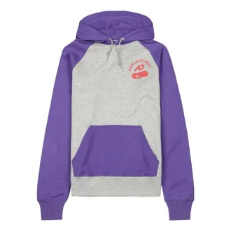 Nike Logo Athletic Daily Casual Hoodie Purple Grey 403978-066