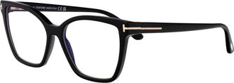 Tom Ford Blue Block Cat Eye Opticals - Dames - Brillen - Zwart - 53 MM - Accessoires