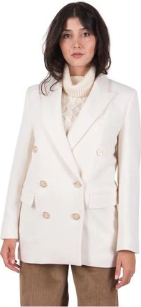 Dorothee Schumacher Timeless Streik Coolness Jas - Dames - Blazers - Beige - XS - Jassen