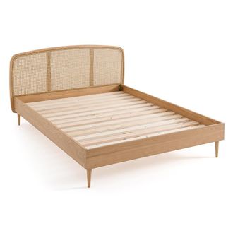 La Redoute Interieurs Rieten bed met lattenbodem, Buisseau