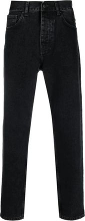 Carhartt Work in Progress Newel Pant - Heren - Slim Fit Jeans - Zwart - W32 - Denim - Jeans