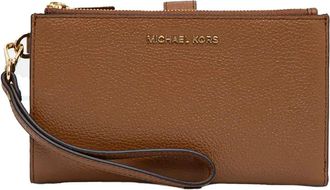 Michael Kors Jet Set Portemonnees & Pasjeshouders - Dames - Portefeuilles - Bruin - ONE Size - Leer - Accessoires