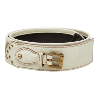 Gucci Pre-owned Belts, female, Beige, Size: ONE SIZE Pre-owned Vintage Belt