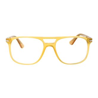 Persol Glasses, unisex, Yellow, Size: 52 MM Stylish Optical Glasses Greta Collection