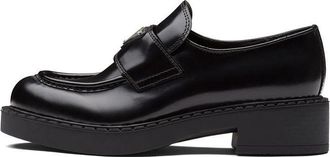 Prada (WMNS) PRADA Leather Loafers Black 1D246M_055_F0002_F_050