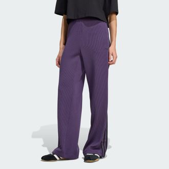 adidas Originals ADIDAS Originals Womens Adicolor Firebird Knit Track Pants - Purple - Size X-Small
