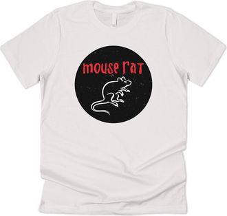 Sanfran Clothing Mouse Rat Parks & Rec Funny Mens Womens Recreation Band Gift Geek T-Shirt Small/White