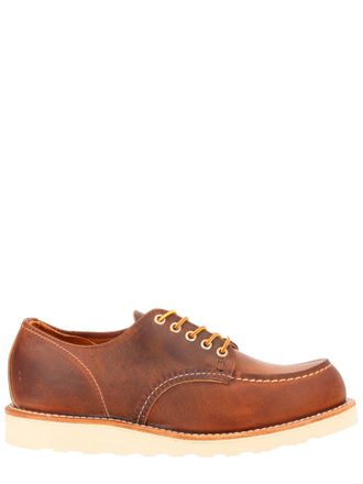 Red Wing Shoes Brown Shop Moc Oxford Stitching Leather Lace-Up
