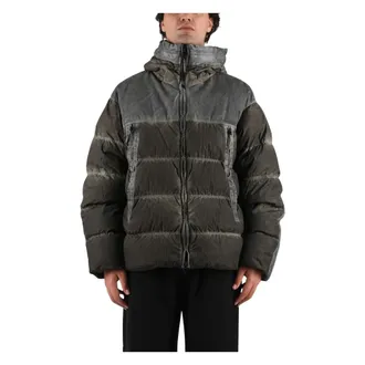 C.P. Company C.p. Company - Goggle Donsjack - Heren - Jassen - Zwart - Maat: L Polyamide