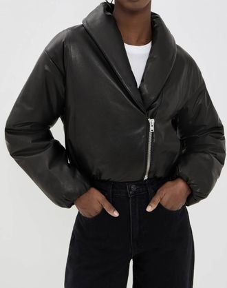 Iro Auxence Leather Jacket In Black