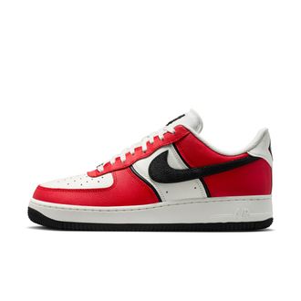 Nike Mens Air Force 1 07 LV8 Shoes in Red | IM5752-600