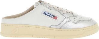 Autry White Two-Tone Leather Sneakers