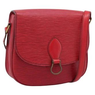 Louis Vuitton Tweedehands leren Louis Vuitton tassen - Dames - Pre-owned - Rood - Maat: ONE Size Leer