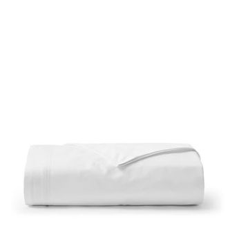 Christy Premium Luxury Sateen Cotton Flat Sheets in White at Nordstrom, Size Queen