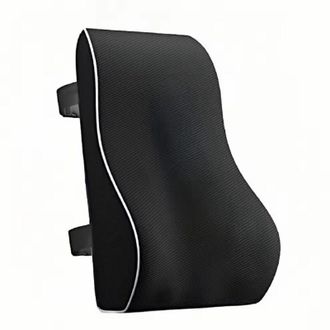 OEM [nunca Usado] Coj&iacute;n Lumbar Ergon&oacute;mico, Soporte De Espuma Viscoel&aacute;stica Para Asientos De Coche Y Sillas De Oficina, Respaldo Con Funda Antiest&aacute;tica Y C
