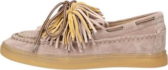 Stefano Lauran St 2595 Slip-on - Dames - Bootschoenen - Beige - 38 EU - Linnen - Schoenen