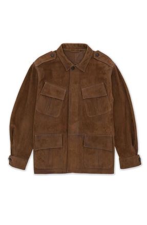 Fortela Julian Jungle Suede Jacket in Brown at Nordstrom, Size 52 Eu