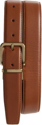 Vince Alex Reversible Leather Belt in Saddle/Cacao Brown at Nordstrom, Size 38