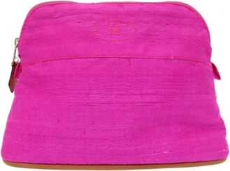 Herm&egrave;s Pre-owned Silk pouches - Dames - Vintage Tassen - Roze - ONE Size - Vintage