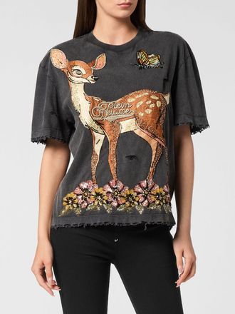 Philipp Plein T-shirts Fairy in jersey di cotone
