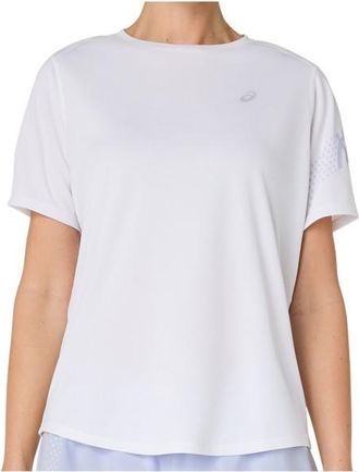 Asics Icon S/S Top Laufshirt f&uuml;r Herren | wei&szlig;
