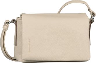 Tom Tailor Umh&auml;ngetasche TOM TAILOR Lissi, Damen, Gr. B/H/T: 22cm x 15cm x 7,5cm, weiss (wei&szlig;), Polyurethan, clean, gepflegt, gepr&auml;gtes Muster, unifarben, Tasche