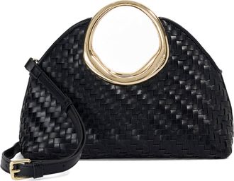 Dune London Womens Accessories Dawnings - Woven Grab Bag - Black - One Size
