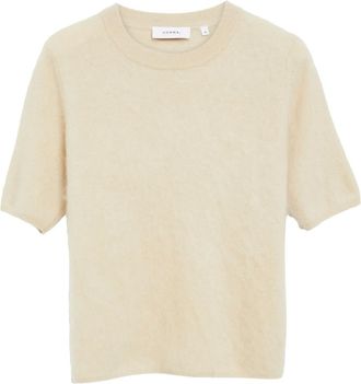 Comma Gebreide trui - Dames - Truien - Beige - Maat: L Viscose