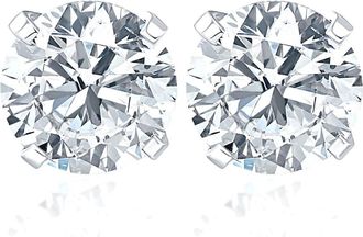 Pompeii3 1 1/10Ct Diamond Studs 14K White Gold