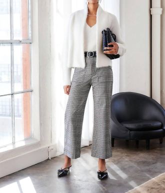 Fifteen Twenty Rylee Crop Pants In Plaid