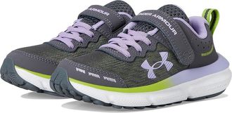 Under Armour Assert 10 Alternate Closure (Little Kid) Boys Shoes Castlerock/Green Vibe/Transparent : 11.5 Little Kid M, Synthetic