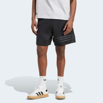adidas Shorts ADIDAS ORIGINALS NEU C SHO, Herren, Gr. XL, N-Gr, schwarz (schwarz, carbon), Obermaterial: 53% Baumwolle, 47% Polyester, Hosen Shorts