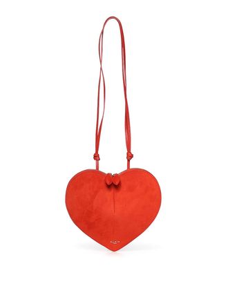 Alaia Le Cur Leather And Suede Shoulder Bag