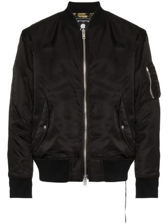Mastermind Japan Bomber con fodera camouflage - Nero