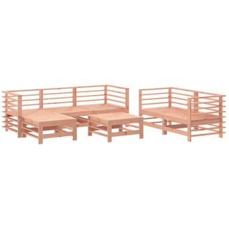 vidaXL Furniture Limited - Juego De Muebles De Jard&iacute;n 7 Pzas Madera