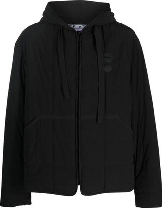 Off-white Dames, Jassen, Zwart, Maat: M Polyamide